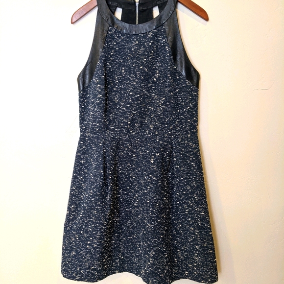 Sea New York blue cream tweed dress - Picture 3 of 10